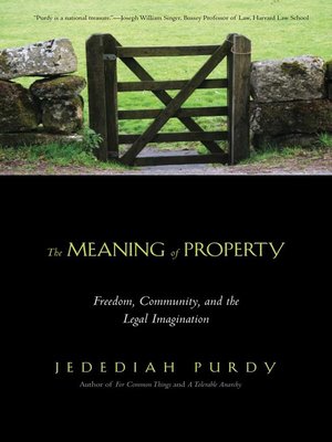 cover image of The Meaning of Property
